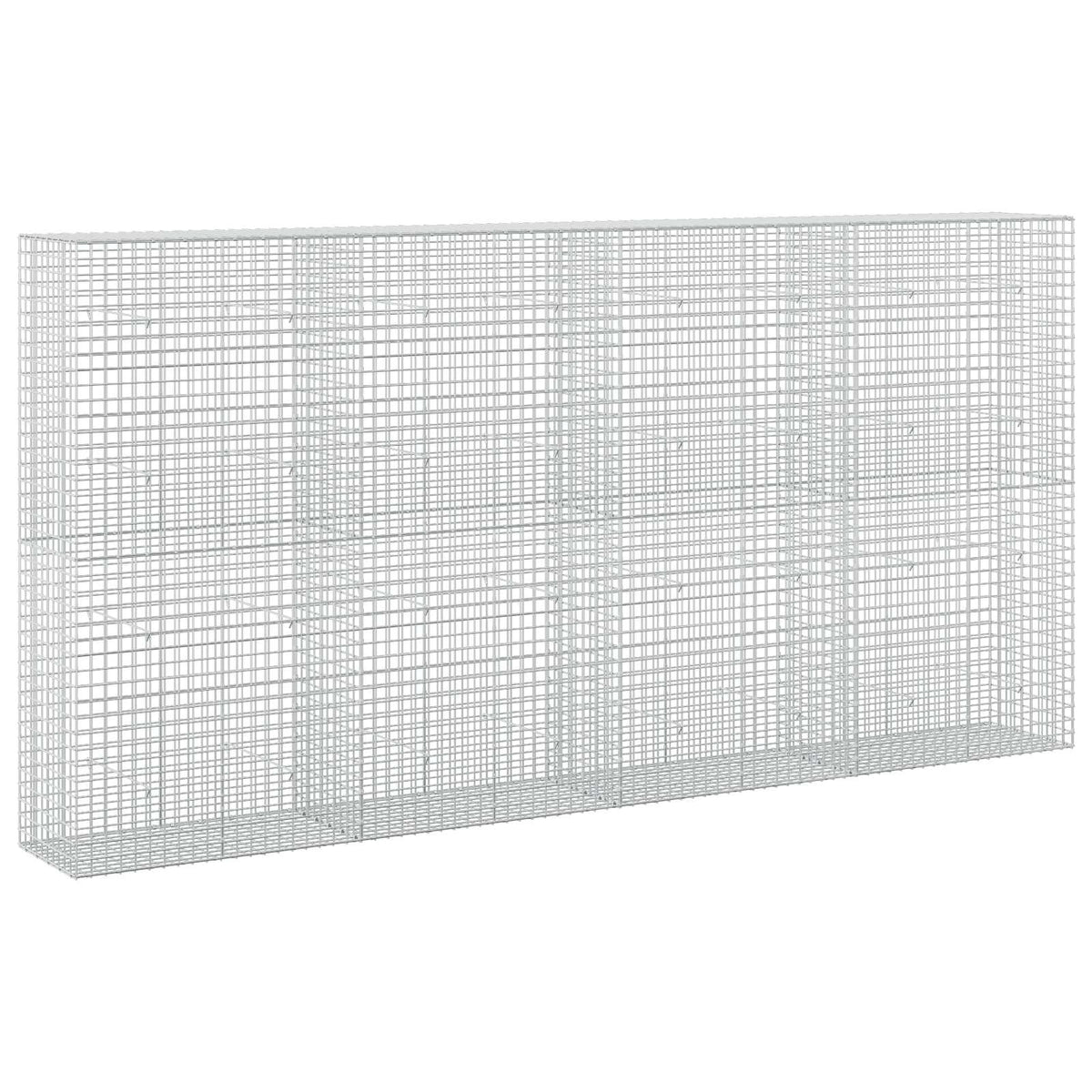 vidaXL Gabion with 5 mm Wire and 5x5 cm Mesh 400x50x200 cm 2