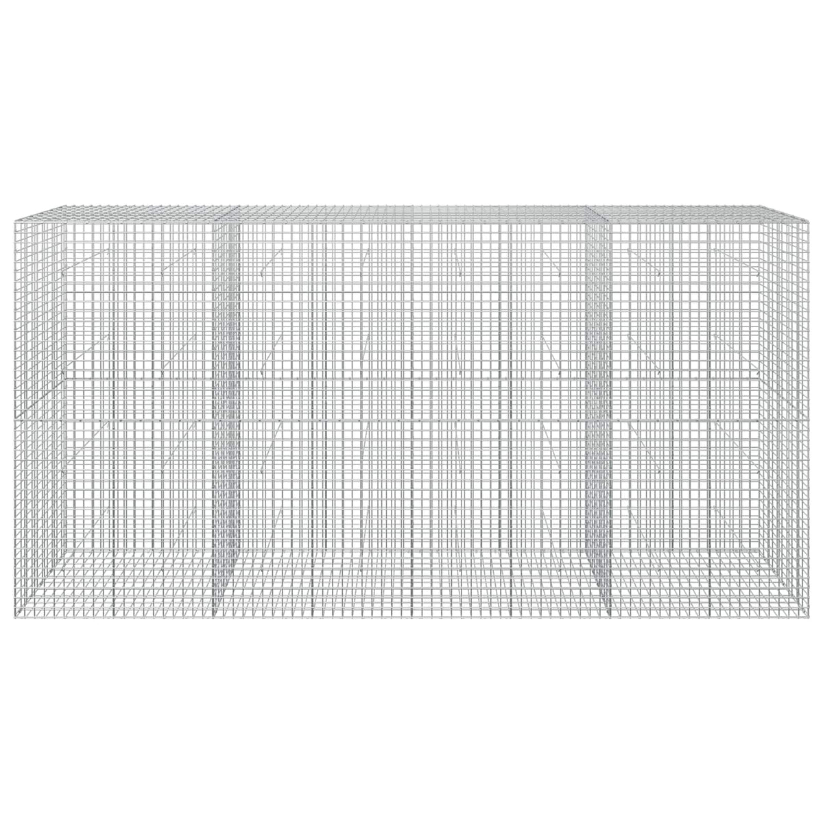vidaXL Gabion with 5 mm Wire and 5x5 cm Mesh 400x50x200 cm 3