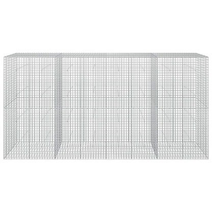 vidaXL Gabion with 5 mm Wire and 5x5 cm Mesh 400x50x200 cm 3