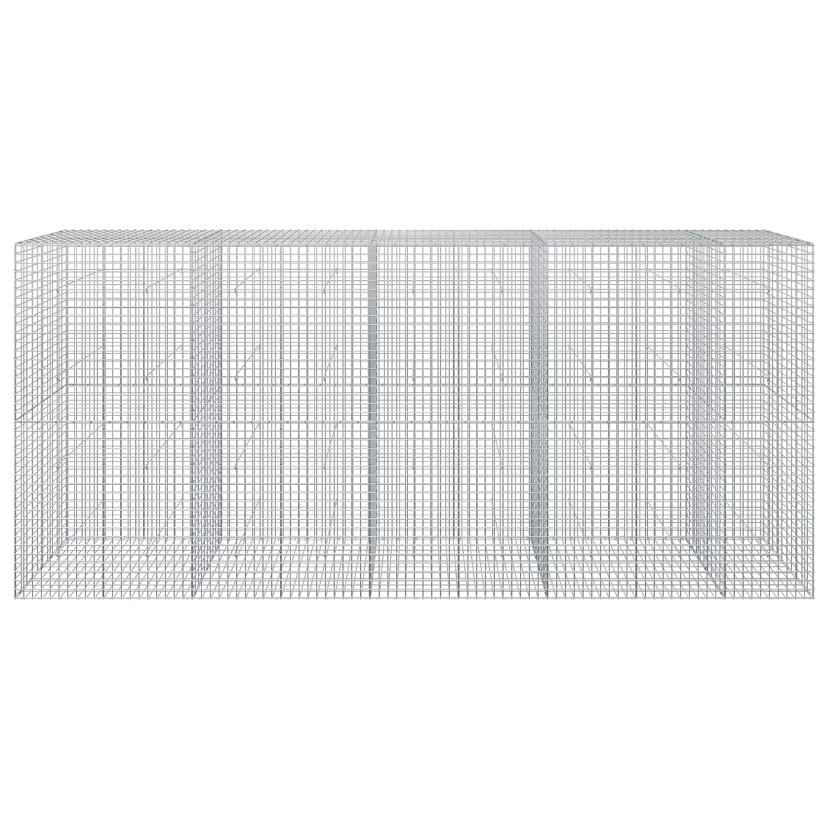 vidaXL Gabion with 5 mm Wire and 5x5 cm Mesh 450x50x200 cm 3