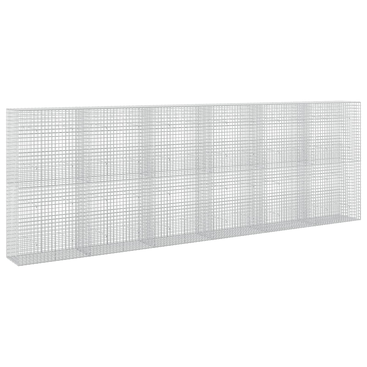 vidaXL Gabion with 5 mm Wire and 5x5 cm Mesh 600x50x200 cm 2