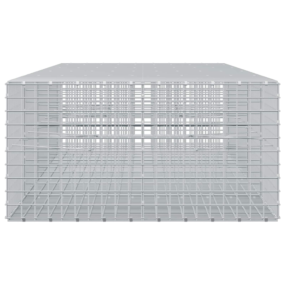 vidaXL Gabion with 5 mm Wire and 5x5 cm Mesh 450x100x50 cm 4