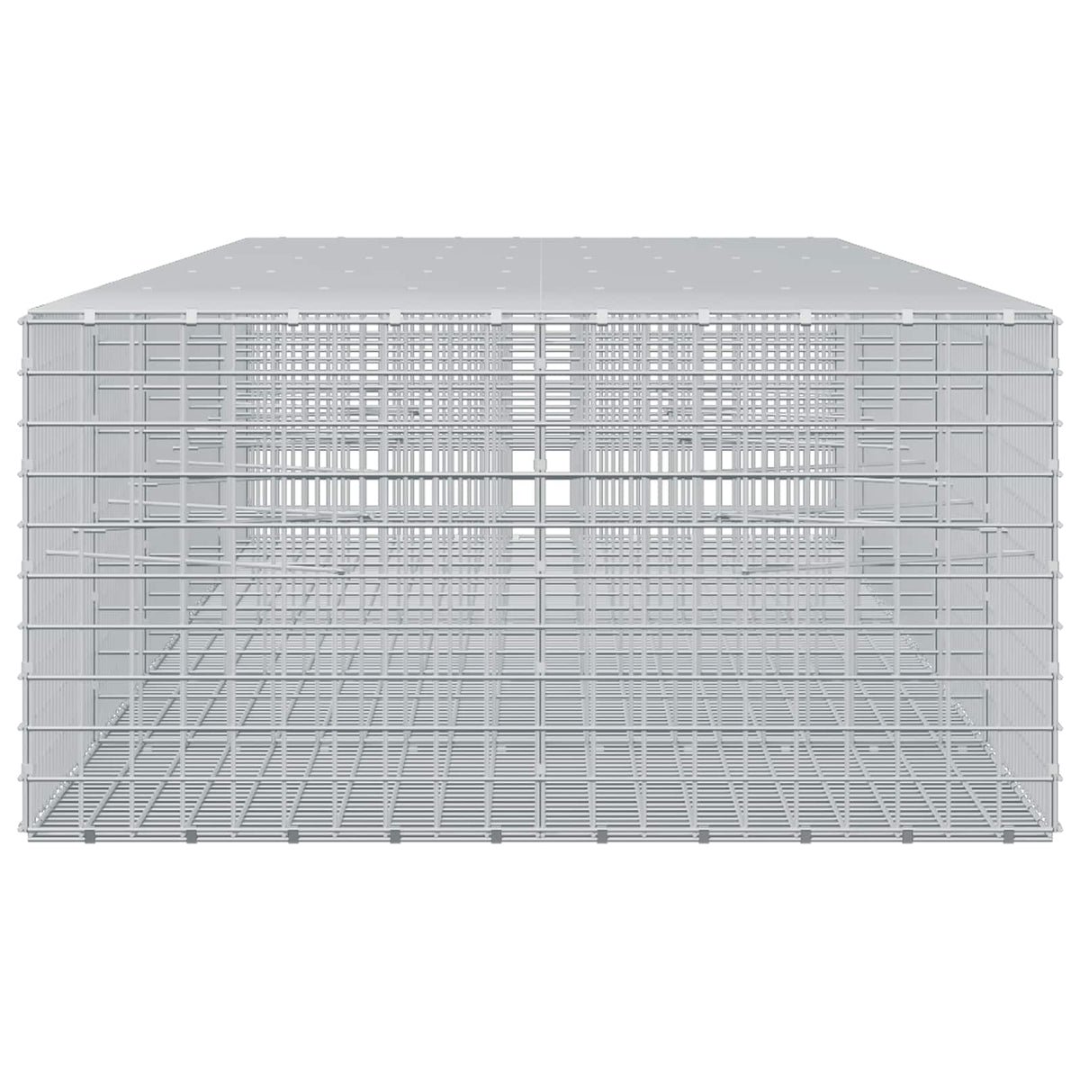 vidaXL Gabion with 5 mm Wire and 5x5 cm Mesh 500x100x50 cm 4