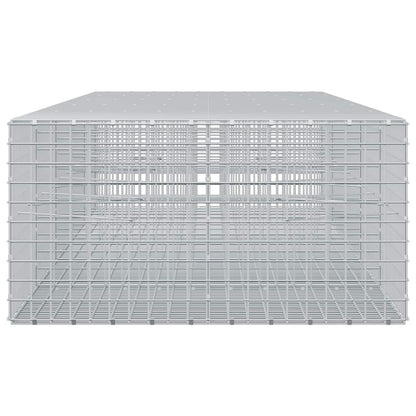 vidaXL Gabion with 5 mm Wire and 5x5 cm Mesh 500x100x50 cm 4