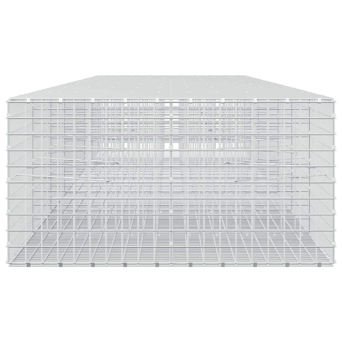 vidaXL Gabion with 5 mm Wire and 5x5 cm Mesh 700x100x50 cm 4
