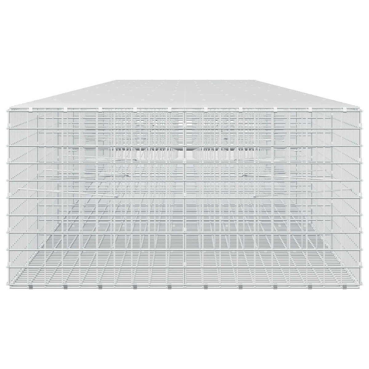 vidaXL Gabion with 5 mm Wire and 5x5 cm Mesh 800x100x50 cm 4
