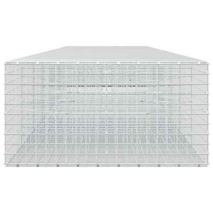 vidaXL Gabion with 5 mm Wire and 5x5 cm Mesh 800x100x50 cm 4
