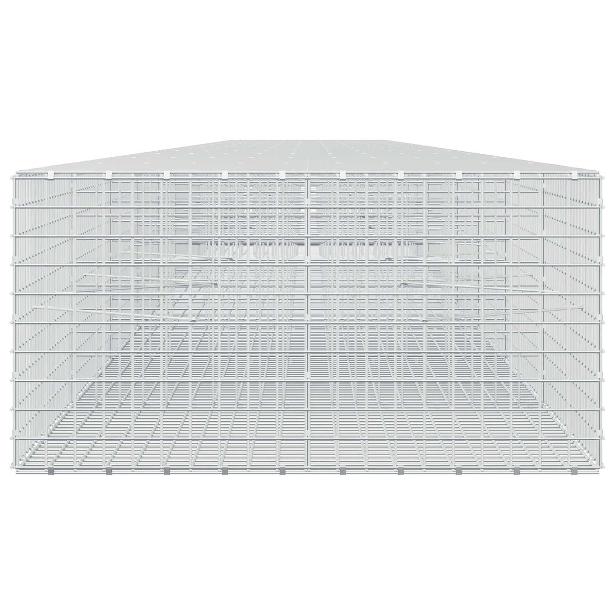 vidaXL Gabion with 5 mm Wire and 5x5 cm Mesh 1150x100x50 cm 4