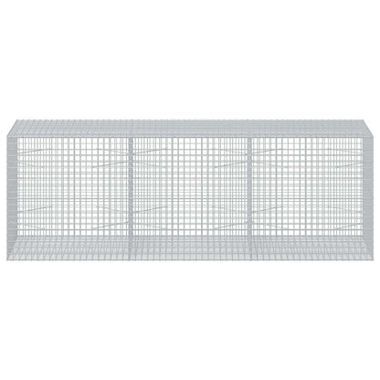 vidaXL Gabion with 5 mm Wire and 5x5 cm Mesh 300x100x100 cm 3