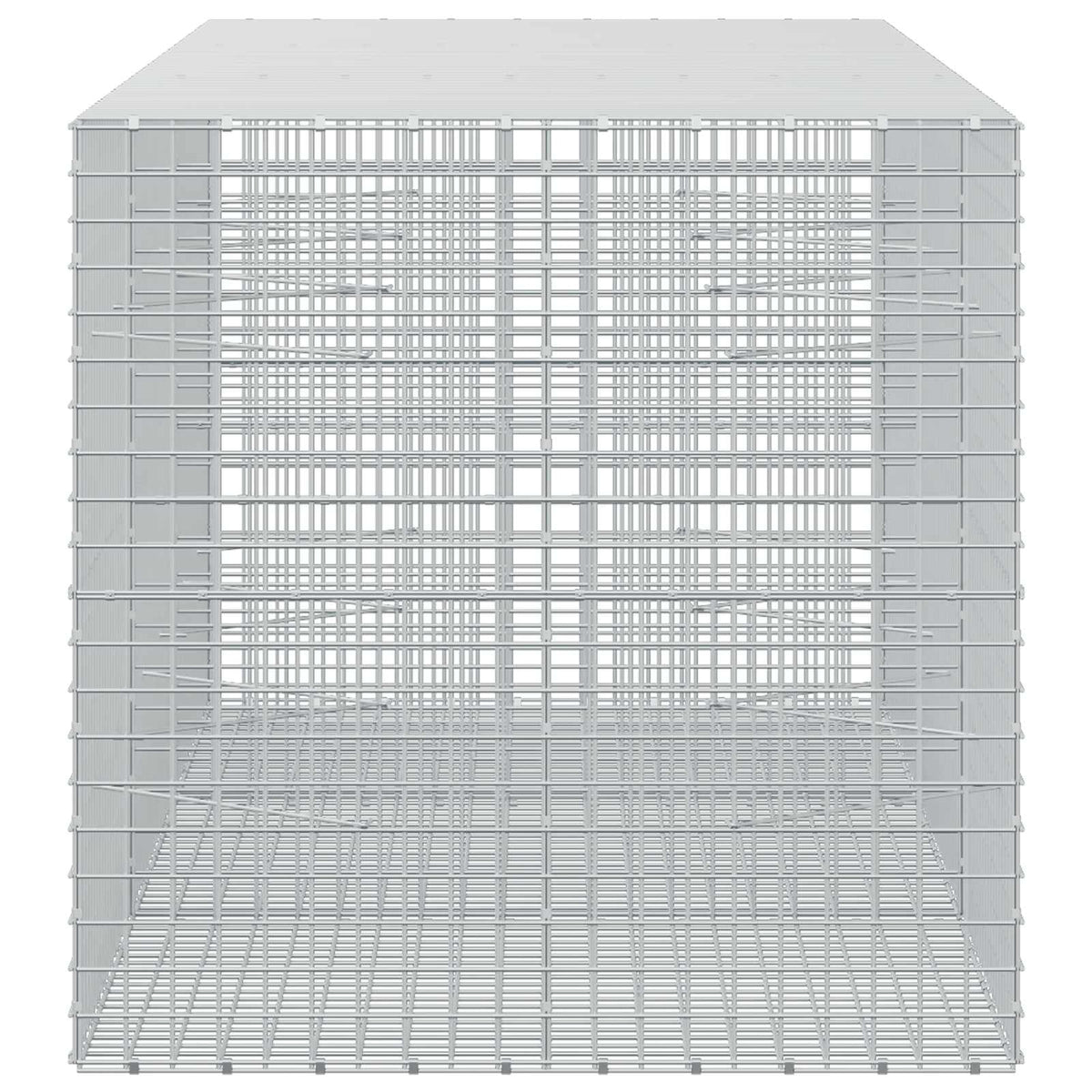 vidaXL Gabion with 5 mm Wire and 5x5 cm Mesh 300x100x100 cm 4