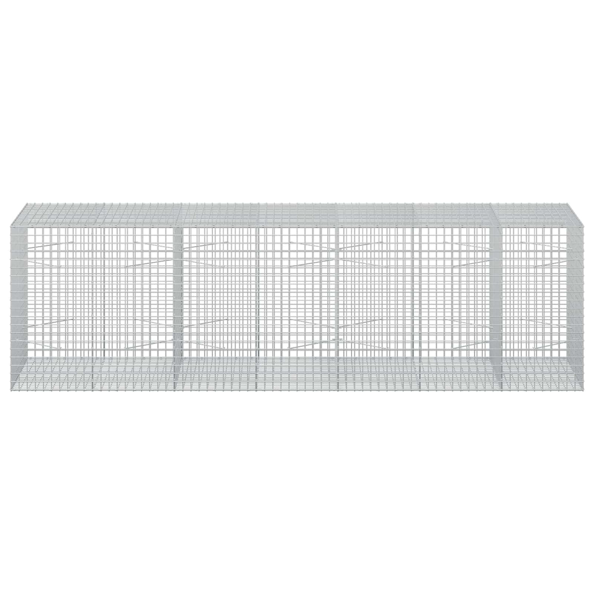 vidaXL Gabion with 5 mm Wire and 5x5 cm Mesh 350x100x100 cm 3