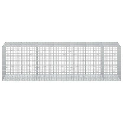 vidaXL Gabion with 5 mm Wire and 5x5 cm Mesh 350x100x100 cm 3