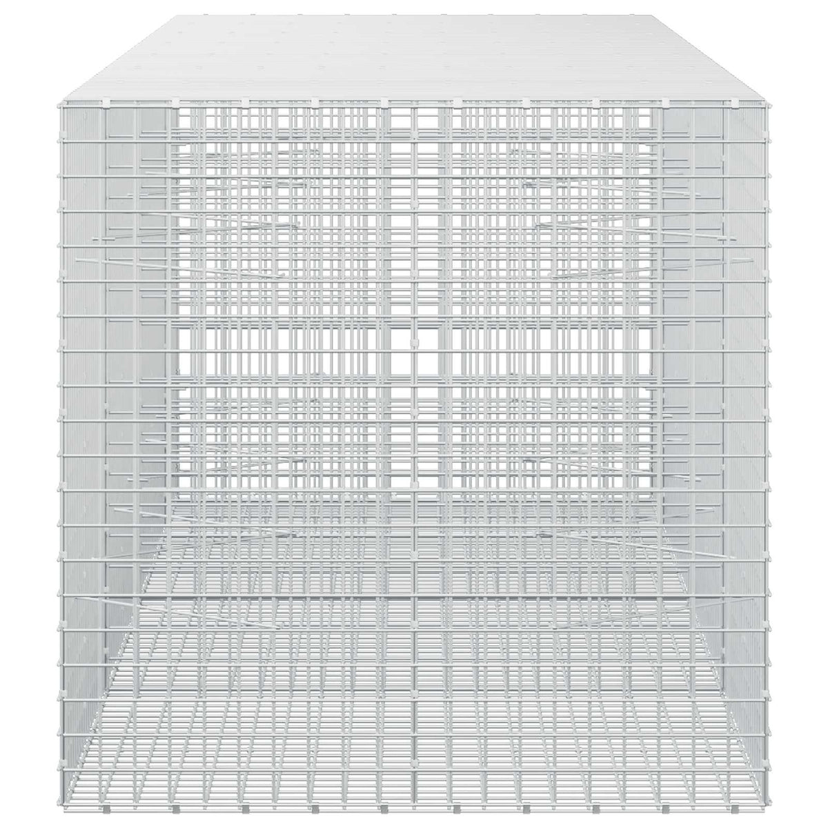 vidaXL Gabion with 5 mm Wire and 5x5 cm Mesh 350x100x100 cm 4