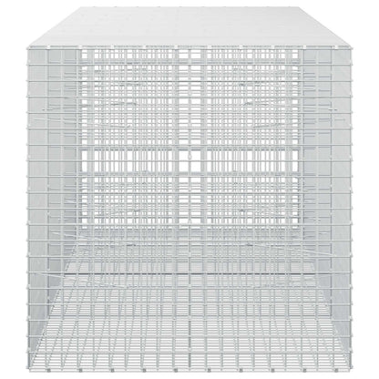 vidaXL Gabion with 5 mm Wire and 5x5 cm Mesh 350x100x100 cm 4
