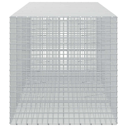 vidaXL Gabion with 5 mm Wire and 5x5 cm Mesh 400x100x100 cm 4