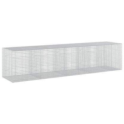 vidaXL Gabion with 5 mm Wire and 5x5 cm Mesh 450x100x100 cm 2