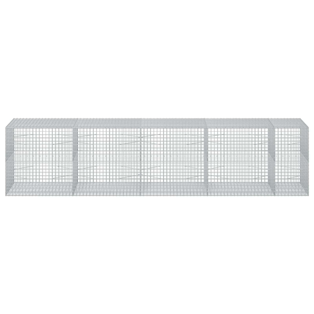 vidaXL Gabion with 5 mm Wire and 5x5 cm Mesh 450x100x100 cm 3