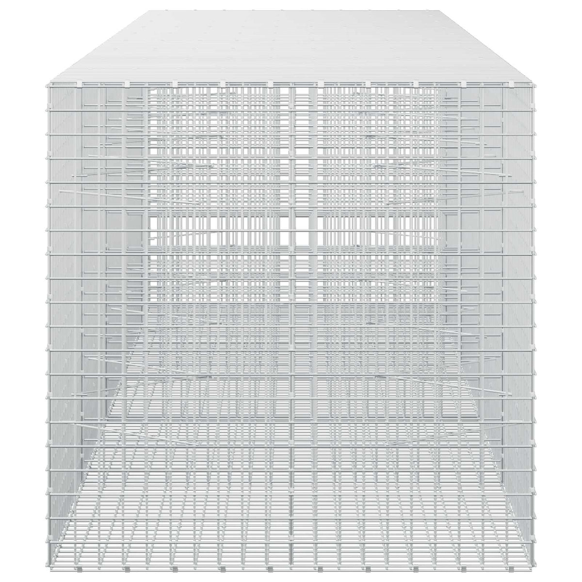 vidaXL Gabion with 5 mm Wire and 5x5 cm Mesh 450x100x100 cm 4