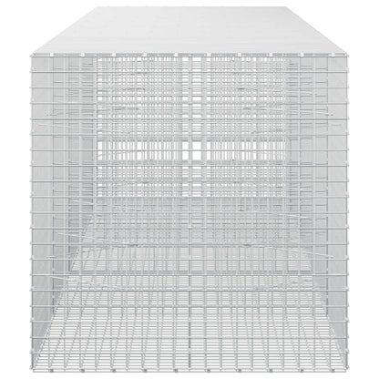 vidaXL Gabion with 5 mm Wire and 5x5 cm Mesh 450x100x100 cm 4