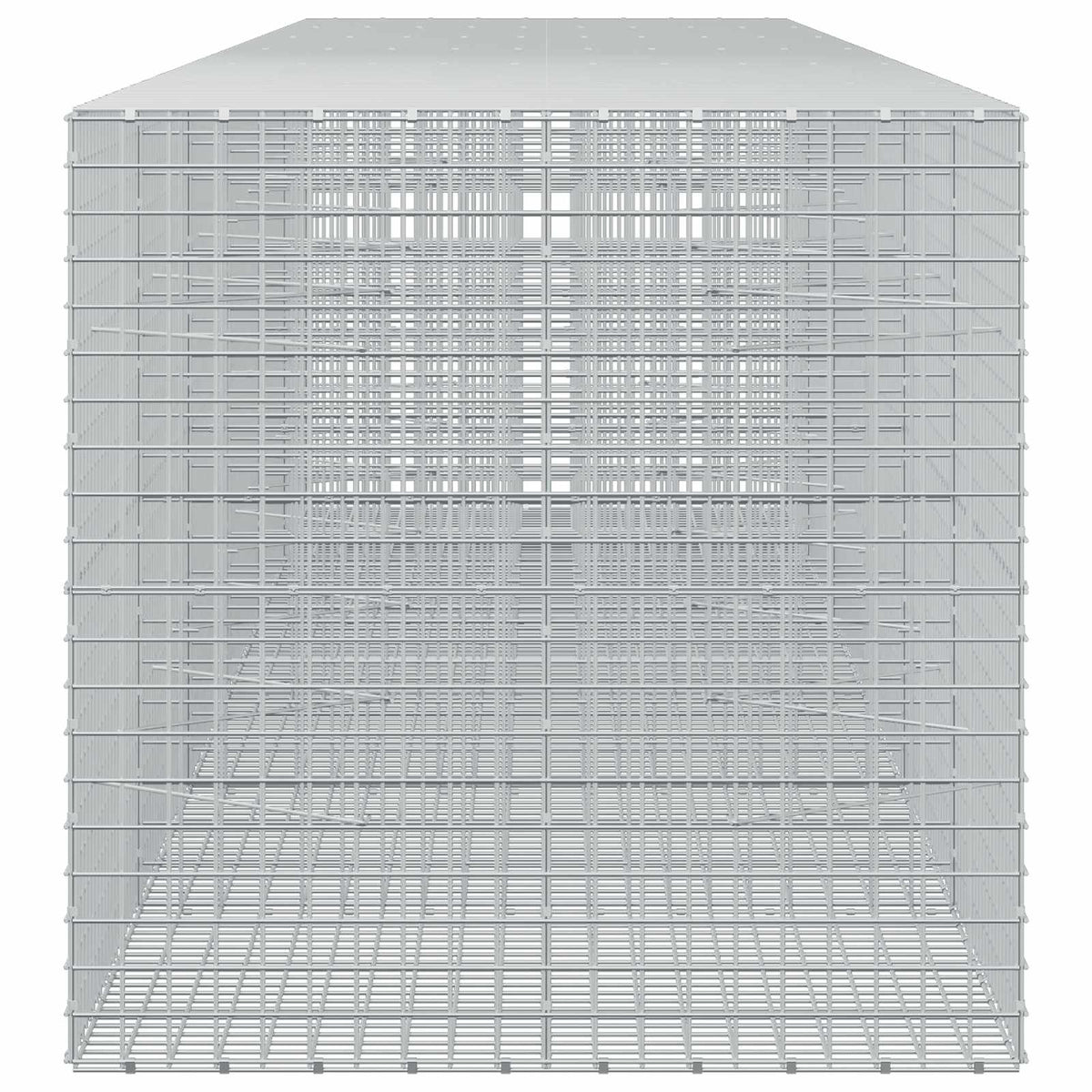 vidaXL Gabion with 5 mm Wire and 5x5 cm Mesh 600x100x100 cm 4