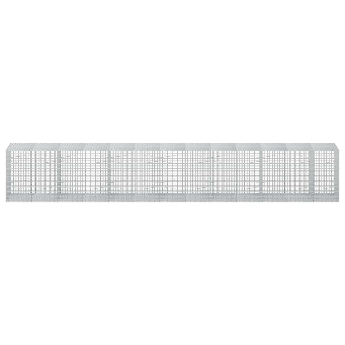 vidaXL Gabion with 5 mm Wire and 5x5 cm Mesh 650x100x100 cm 3