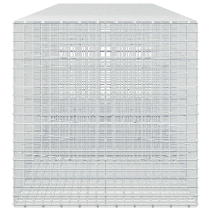 vidaXL Gabion with 5 mm Wire and 5x5 cm Mesh 700x100x100 cm 4