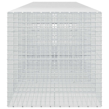 vidaXL Gabion with 5 mm Wire and 5x5 cm Mesh 800x100x100 cm 4