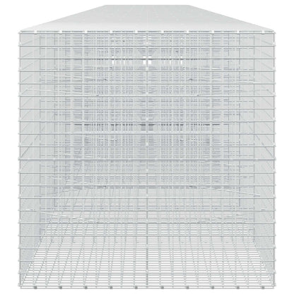 vidaXL Gabion with 5 mm Wire and 5x5 cm Mesh 1100x100x100 cm 4