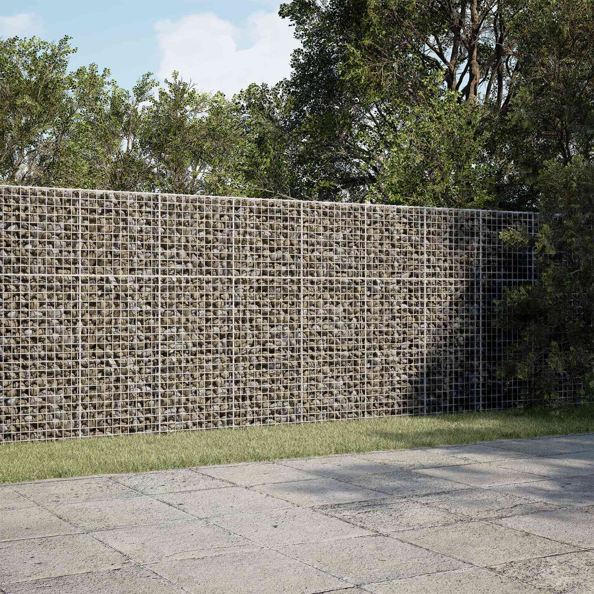 Gabion with 5 mm Wire and 5x5 cm Mesh 50x100x150 cm Height 150 cm Thickness 100 cm 50–1000 cm 250 cm