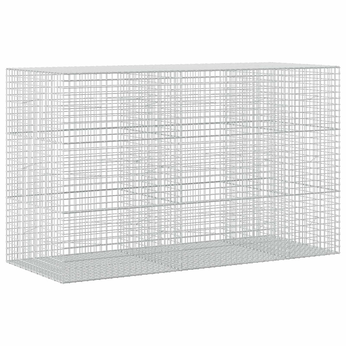 vidaXL Gabion with 5 mm Wire and 5x5 cm Mesh 250x100x150 cm 2