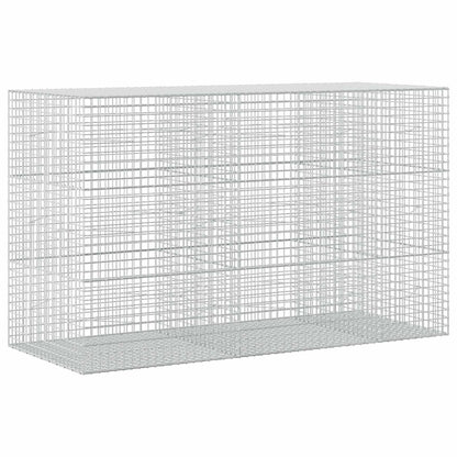 vidaXL Gabion with 5 mm Wire and 5x5 cm Mesh 250x100x150 cm 2