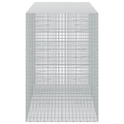 vidaXL Gabion with 5 mm Wire and 5x5 cm Mesh 300x100x150 cm 4