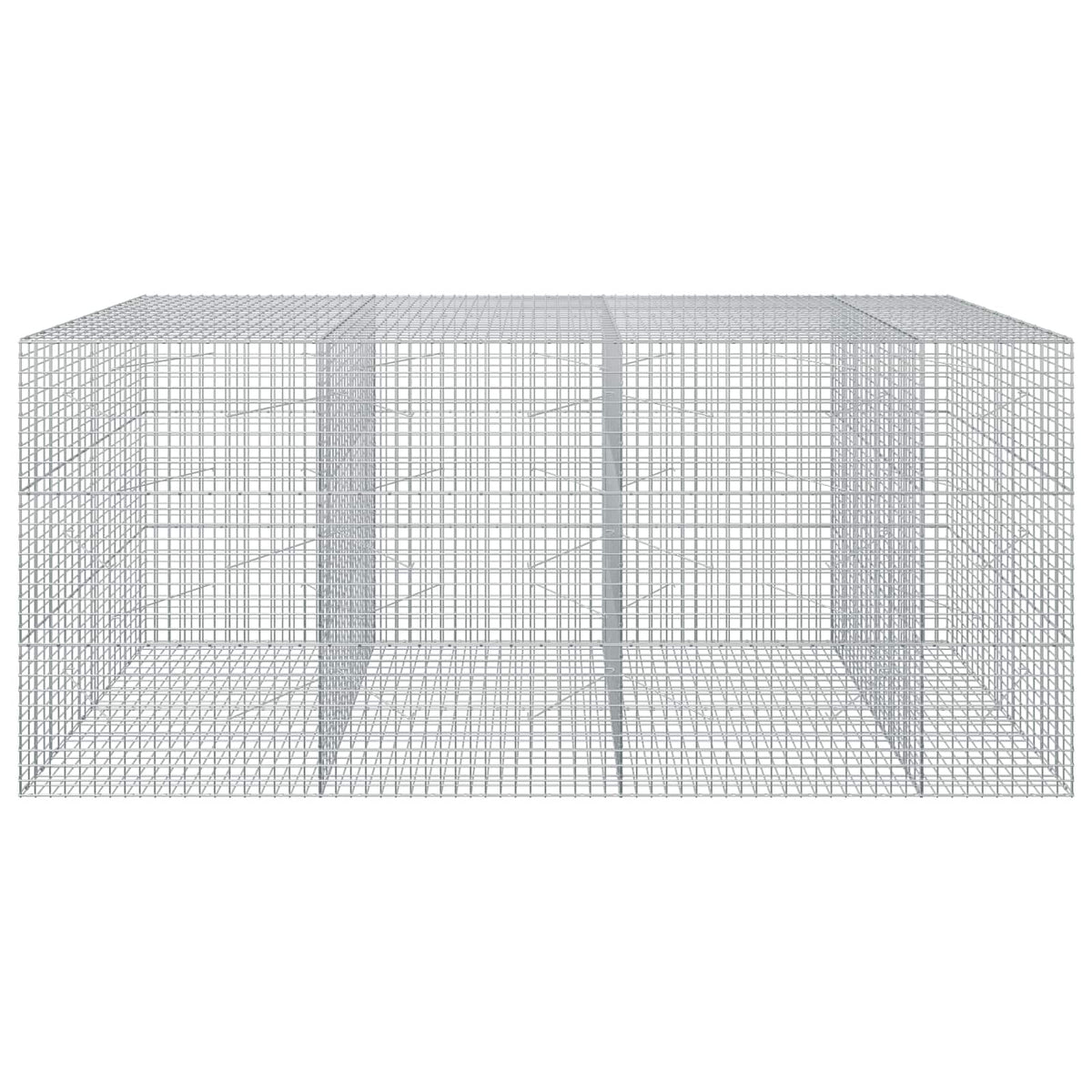 vidaXL Gabion with 5 mm Wire and 5x5 cm Mesh 350x100x150 cm 3