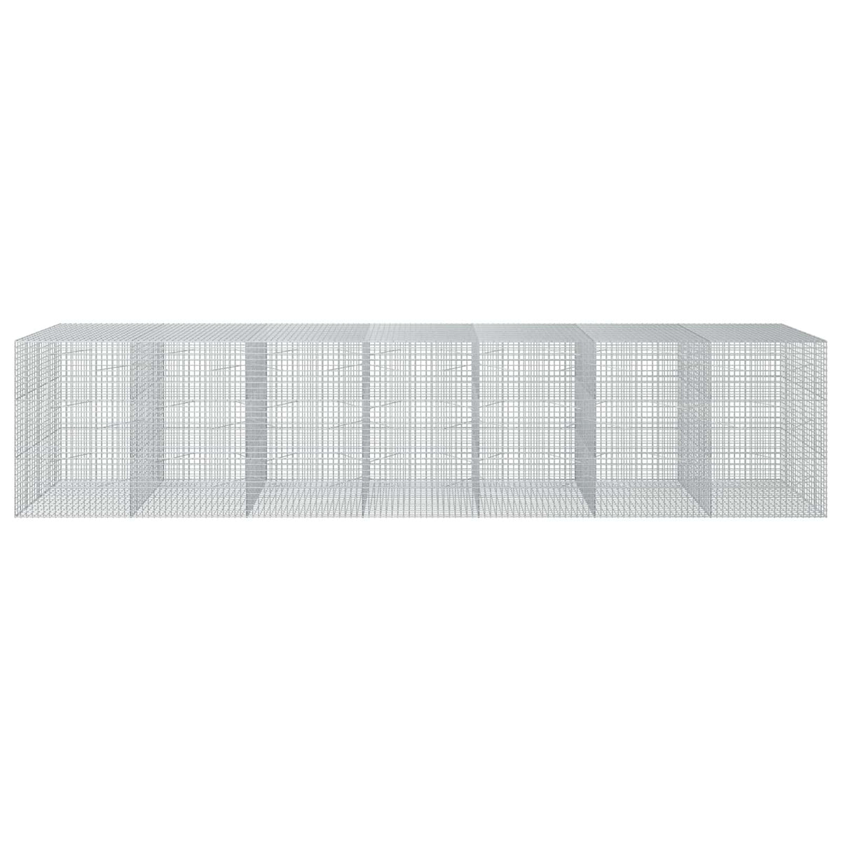 vidaXL Gabion with 5 mm Wire and 5x5 cm Mesh 700x100x150 cm 3