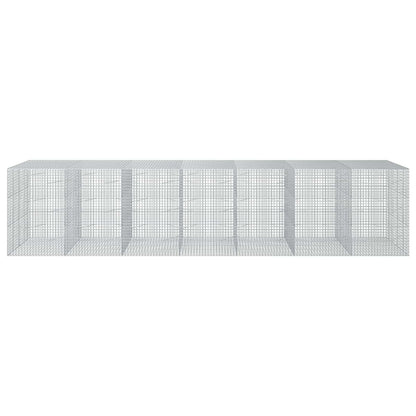 vidaXL Gabion with 5 mm Wire and 5x5 cm Mesh 700x100x150 cm 3