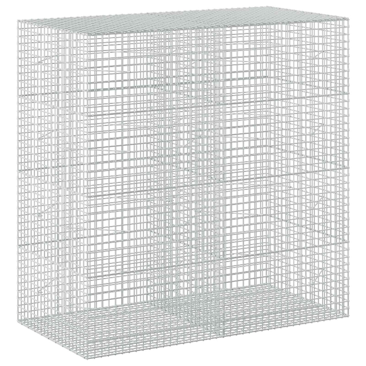 vidaXL Gabion with 5 mm Wire and 5x5 cm Mesh 200x100x200 cm 2