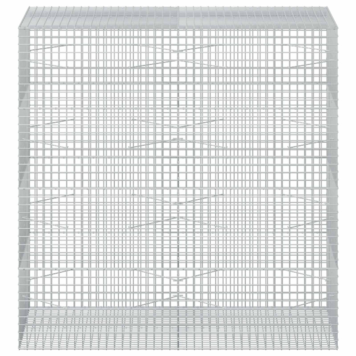 vidaXL Gabion with 5 mm Wire and 5x5 cm Mesh 200x100x200 cm 3
