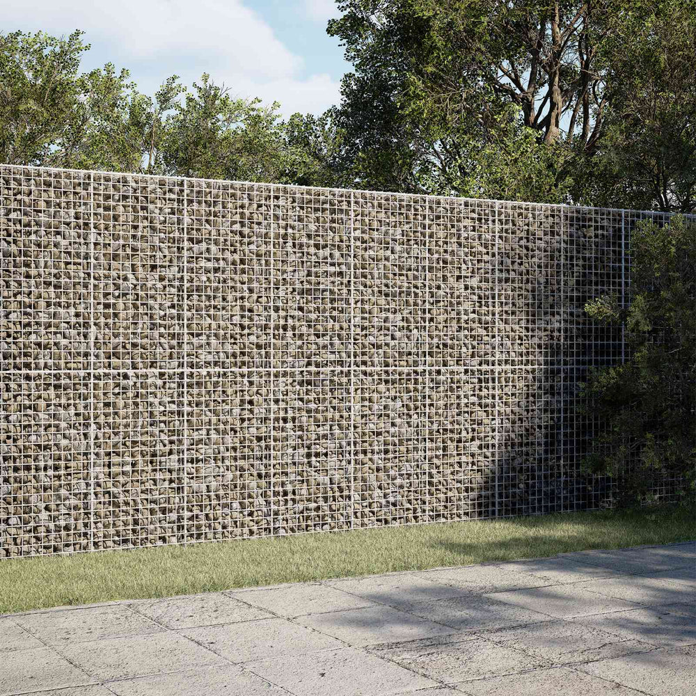 vidaXL Gabion with 5 mm Wire and 5x5 cm Mesh 250x100x200 cm