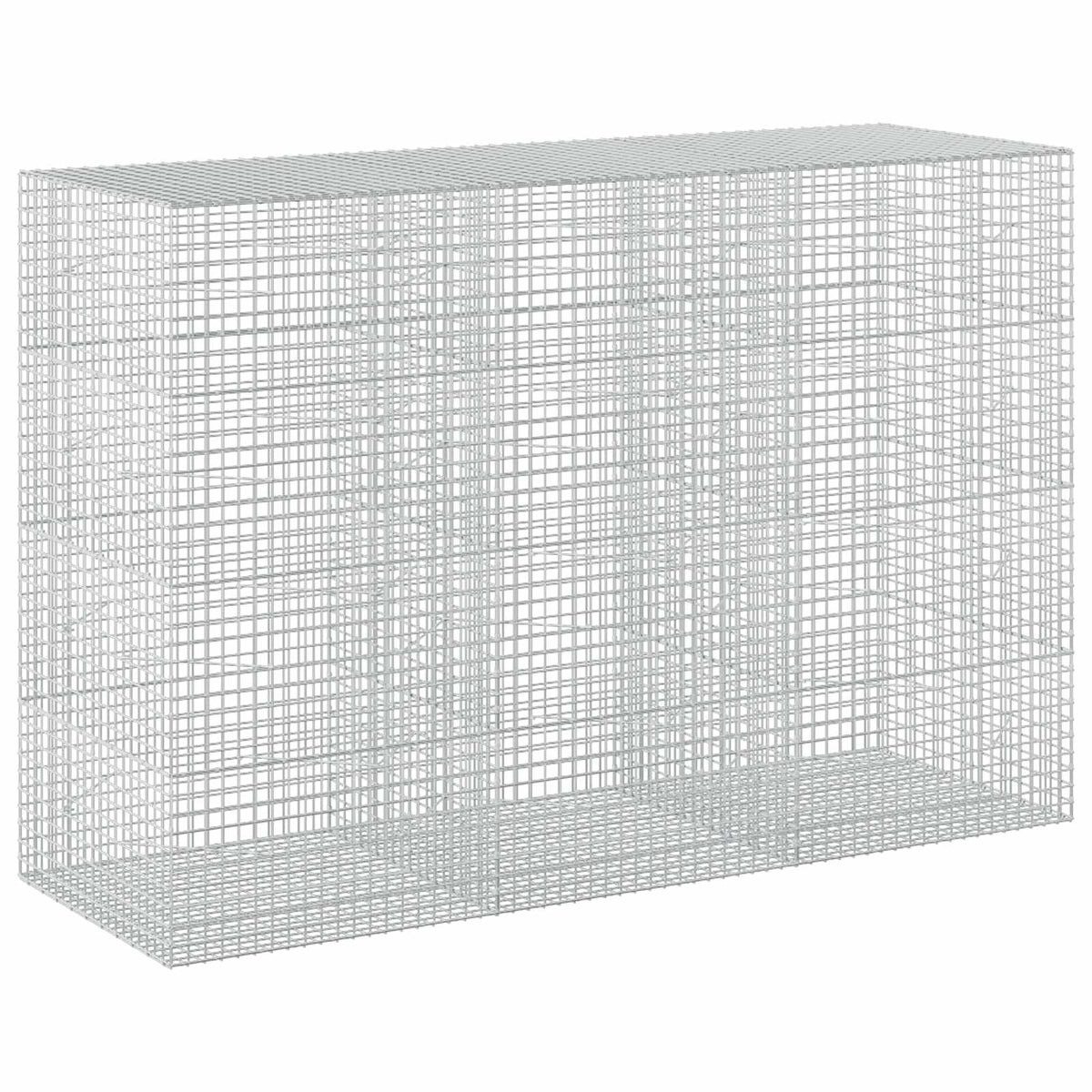 vidaXL Gabion with 5 mm Wire and 5x5 cm Mesh 300x100x200 cm 2