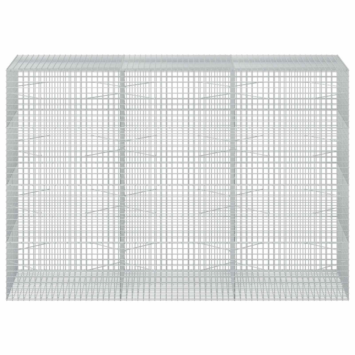 vidaXL Gabion with 5 mm Wire and 5x5 cm Mesh 300x100x200 cm 3