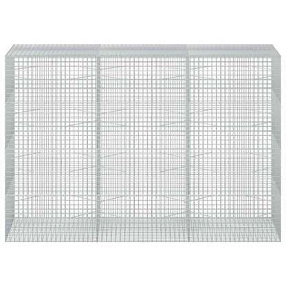 Gabion with 5 mm Wire and 5x5 cm Mesh 50x100x200 cm Height 200 cm Thickness 100 cm 50–1000 cm 300 cm