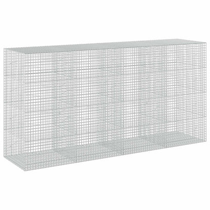 vidaXL Gabion with 5 mm Wire and 5x5 cm Mesh 400x100x200 cm 2
