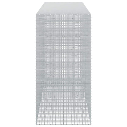 vidaXL Gabion with 5 mm Wire and 5x5 cm Mesh 400x100x200 cm 4