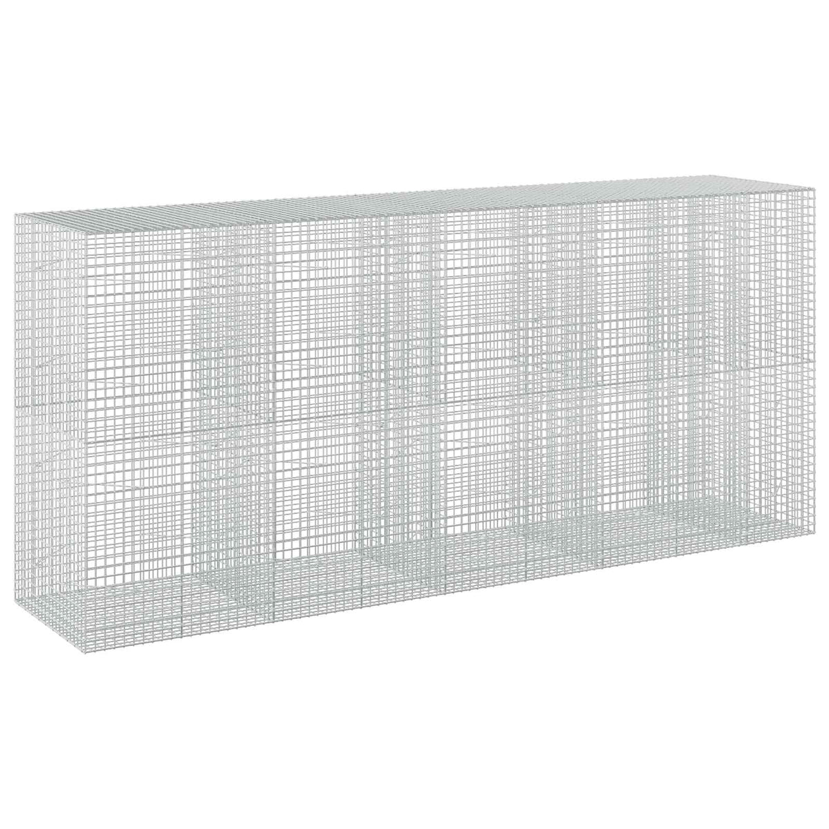 vidaXL Gabion with 5 mm Wire and 5x5 cm Mesh 450x100x200 cm 2