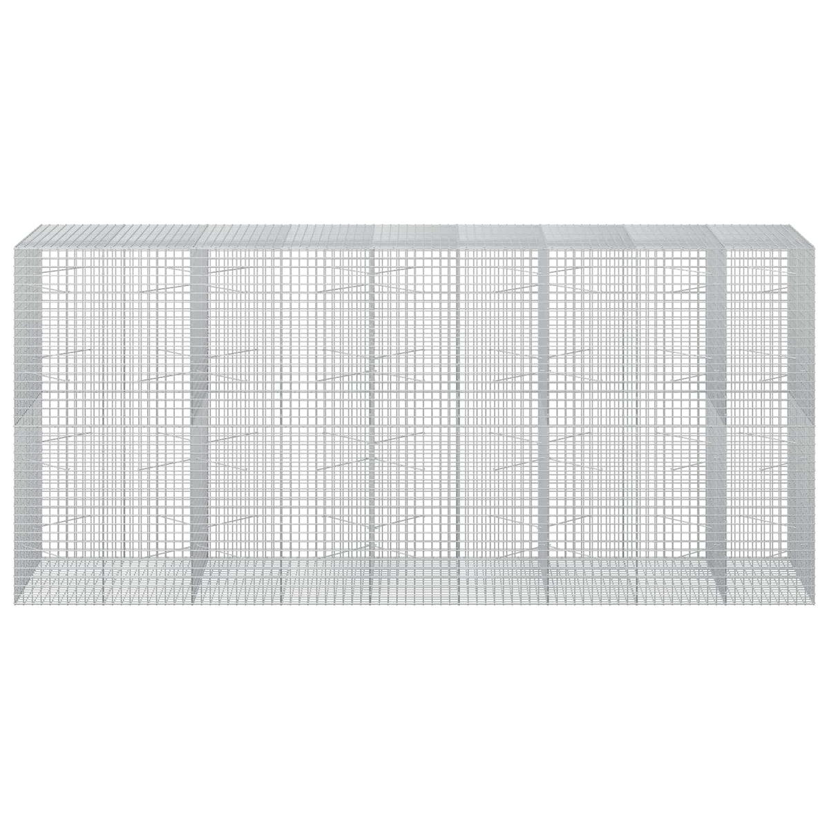 vidaXL Gabion with 5 mm Wire and 5x5 cm Mesh 450x100x200 cm 3