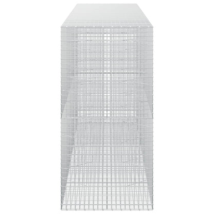 vidaXL Gabion with 5 mm Wire and 5x5 cm Mesh 450x100x200 cm 4