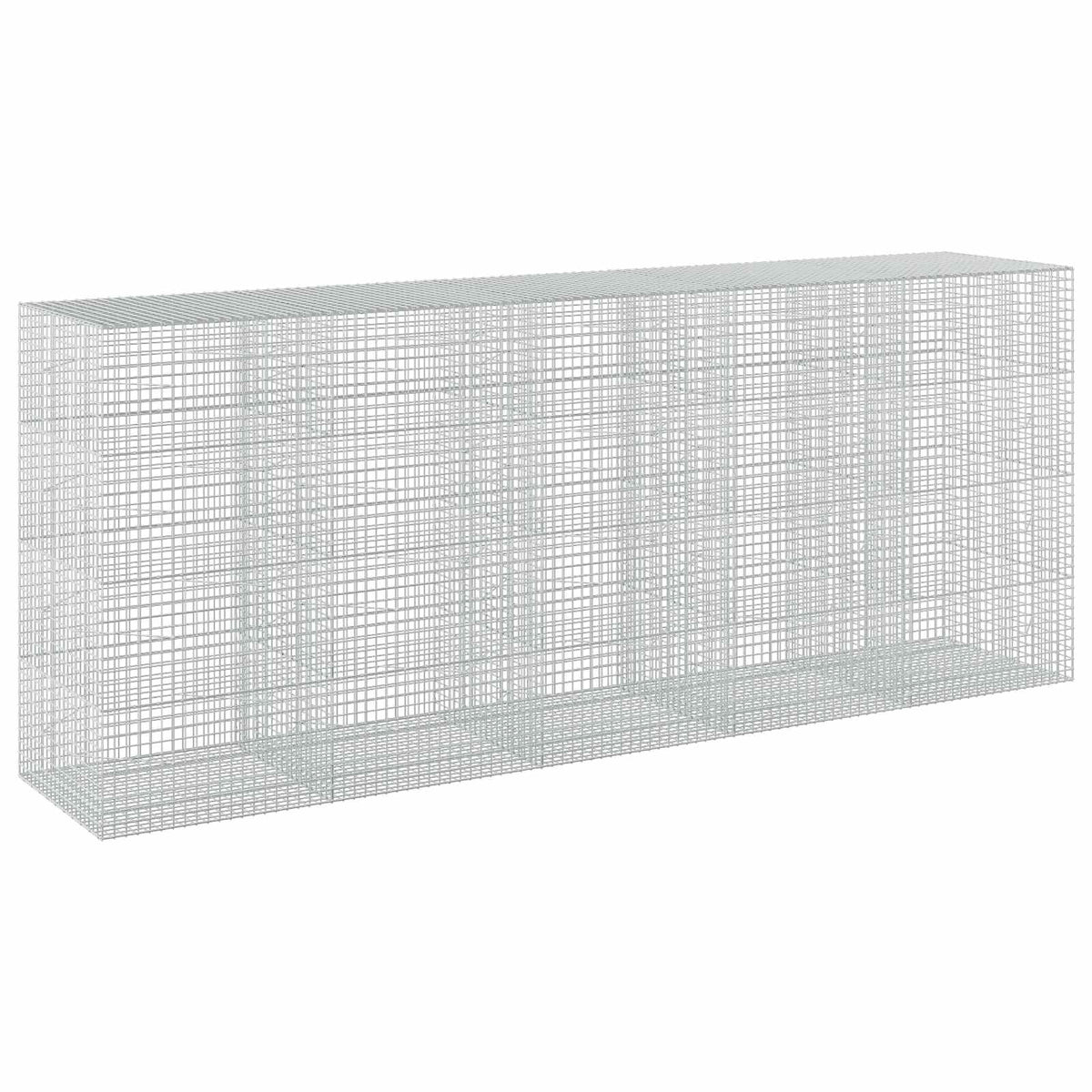 Gabion with 5 mm Wire and 5x5 cm Mesh 50x100x200 cm Height 200 cm Thickness 100 cm 50–1000 cm 500 cm