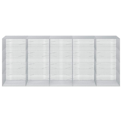 vidaXL Gabion with 5 mm Wire and 5x5 cm Mesh 500x100x200 cm 3