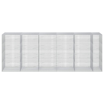 vidaXL Gabion with 5 mm Wire and 5x5 cm Mesh 550x100x200 cm 3