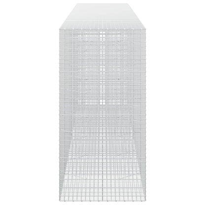 vidaXL Gabion with 5 mm Wire and 5x5 cm Mesh 550x100x200 cm 4